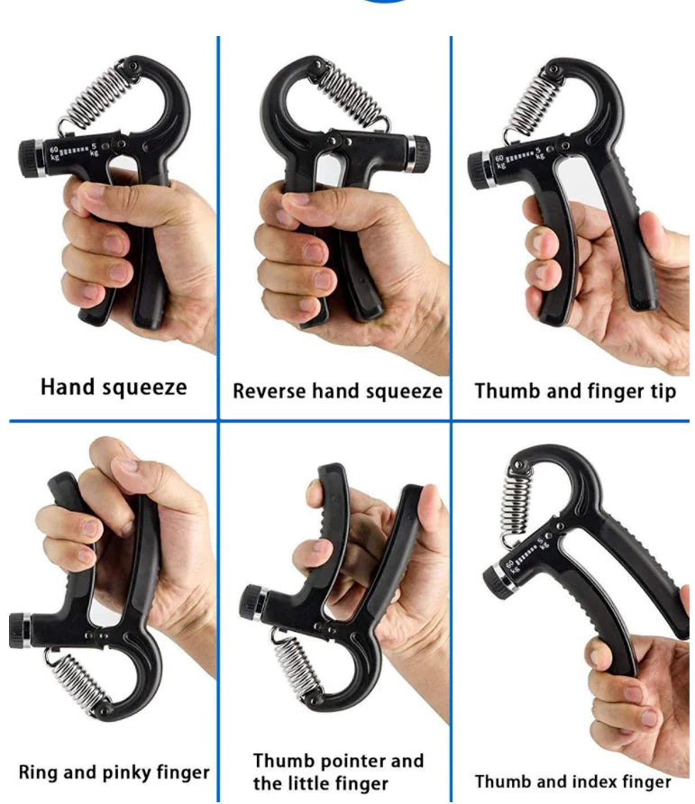 Gripster Adjustable Hand Grip Strengthener – 10kg to 60kg Resistance