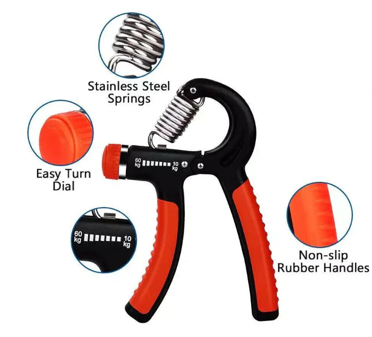 Gripster Adjustable Hand Grip Strengthener – 10kg to 60kg Resistance