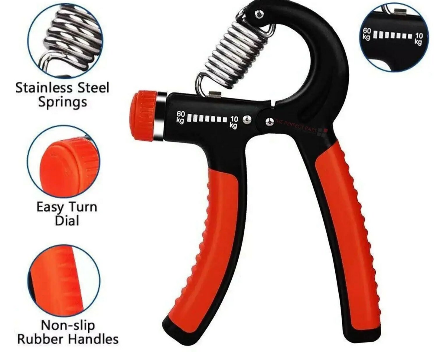 Gripster Adjustable Hand Grip Strengthener – 10kg to 60kg Resistance